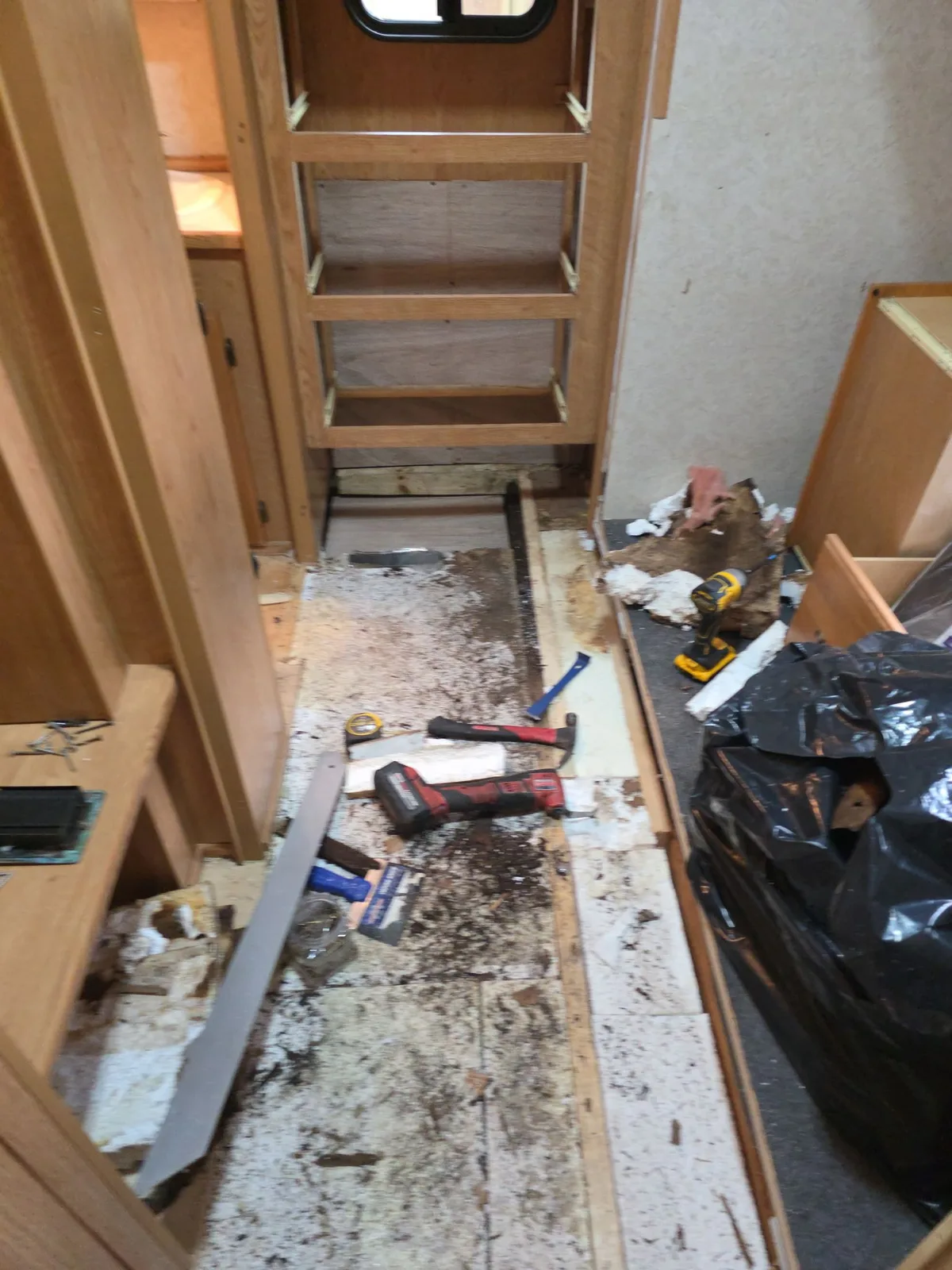 RV Water Damage Repair service at a Kissimmee campground near Fort Wilderness